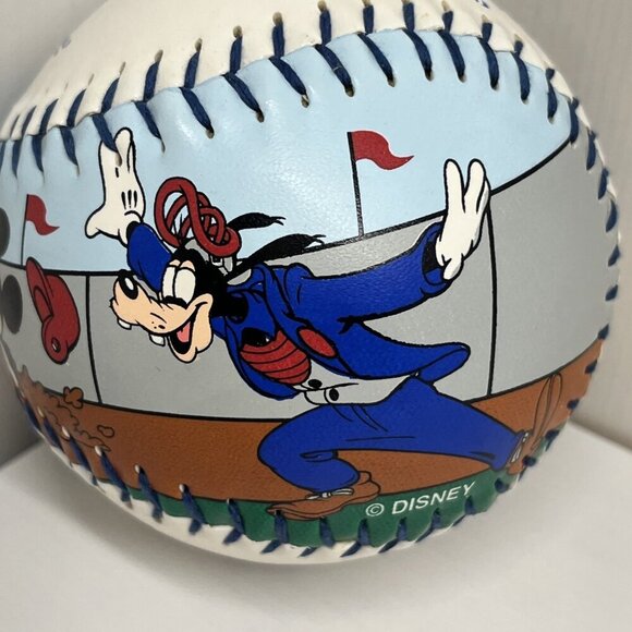 Vintage Disney Baseball Ball Fotoball Mickey Mouse Donald Duck - Picture 4 of 8